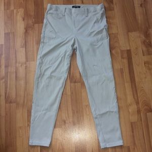 Cream jeggings, size: medium, brand: George.